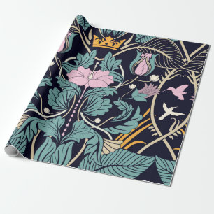 Papier Cadeau Floral vintage sans couture motif. Fichier vintage