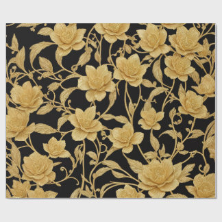 Papier Cadeau Floral Wrapping Paper