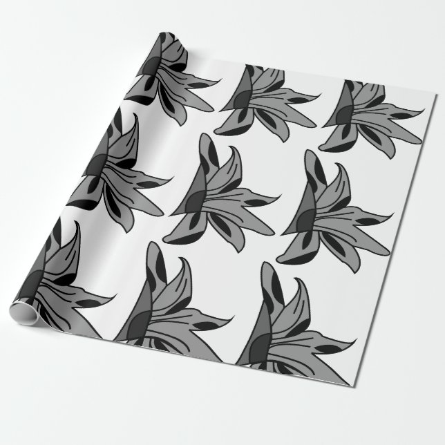 Papier Cadeau Flore fleur sauvage (Déroulé)