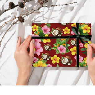 Papier Cadeau Flore tropicale