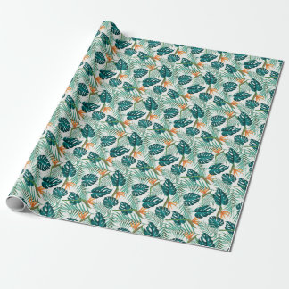 Papier Cadeau Flore tropicale : Flore Design sans joint