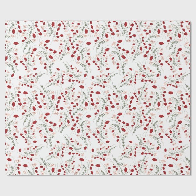 Papier Cadeau Floreal Wrapping Paper (Plat)