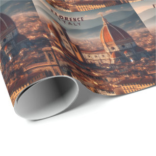 Papier Cadeau Florence Duomo Santa Maria del Fiore Italie Voyage
