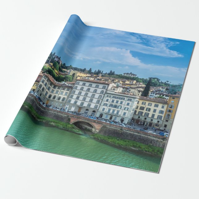 Papier Cadeau Florence, Italie (Déroulé)