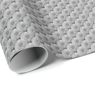 Papier Cadeau Fluffy White Dandelions Motif de la nature