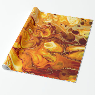 Papier Cadeau Fluid Art pour Abstrait
