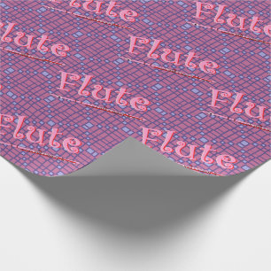 Papier Cadeau Flûte rose