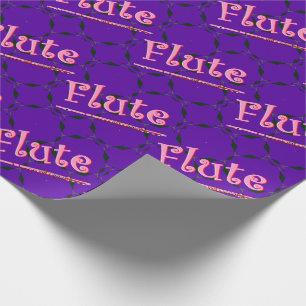 Papier Cadeau Flûte rose