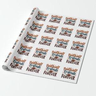 Papier Cadeau Football amis pour toujours Imaginaire Football sa