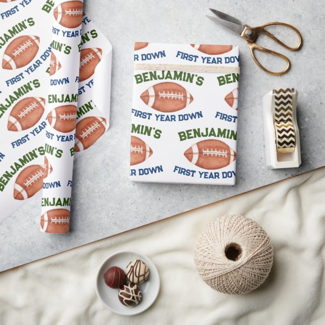 Papier Cadeau Football Anniversaire garçon (Artisanat)