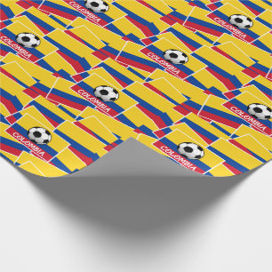Papier Cadeau Football colombien