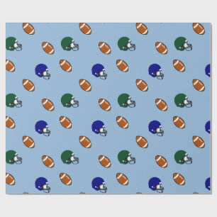 Papier Cadeau Football et casques
