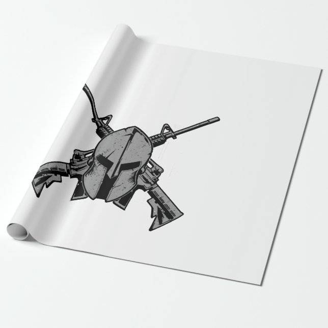 Papier Cadeau Force militaire (Déroulé)