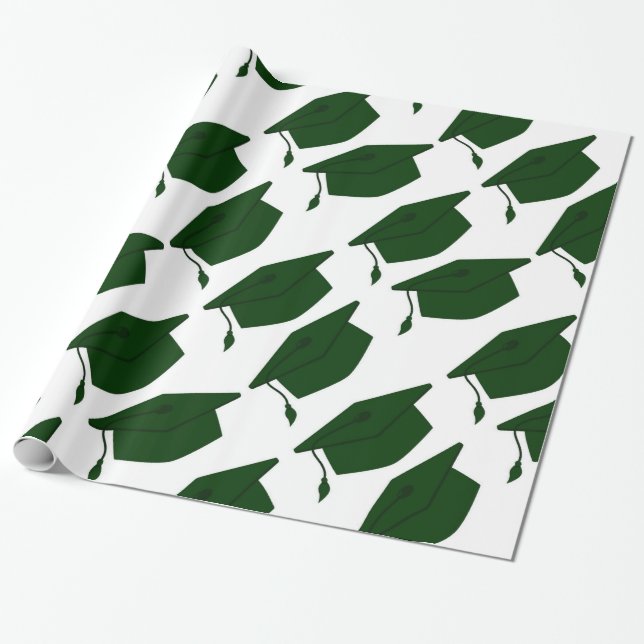 PAPIER CADEAU FOREST GREEN ET PAPIER D'EMBALLAGE D'OBTENTION DU (Déroulé)
