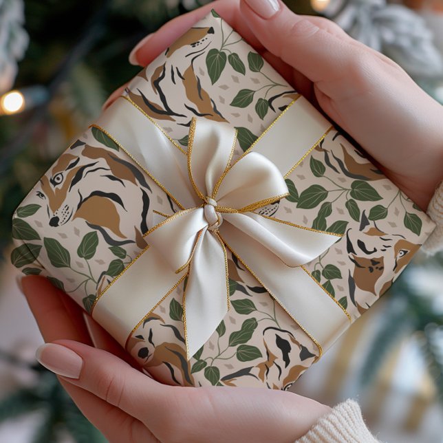 Papier Cadeau Forêt Abstraite (Créateur téléchargé)