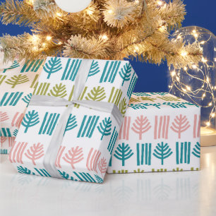 Papier Cadeau Forêt de Noël