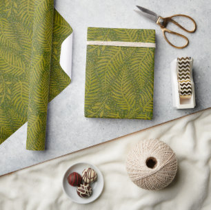Papier Cadeau Forêt vert