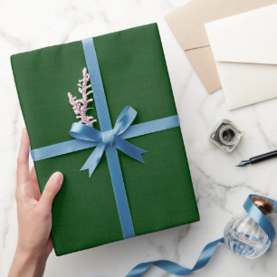 Papier Cadeau Forêt verte texturée