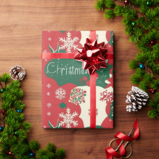 Papier Cadeau Forfait cadeau de Noël personnalisé