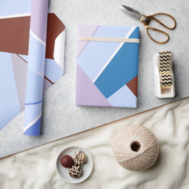 Papier Cadeau Forme géométrique Abstraite 3 (Artisanat)
