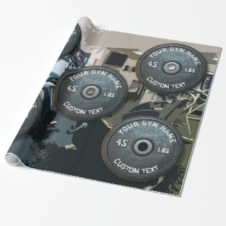 Papier Cadeau Forme physique vintage de propriétaire ou