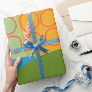 Papier Cadeau Formes Abstraites