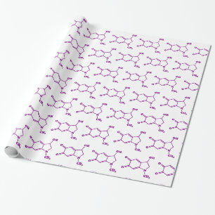 Papier Cadeau Formule chimique moléculaire adrénochrome