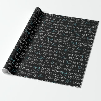 Papier Cadeau Formules mathématiques mathématiques physicien élè