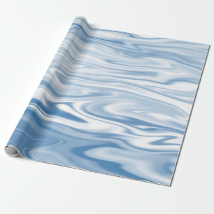 Papier Cadeau Foule bleue