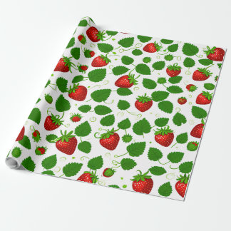 Papier Cadeau fraise