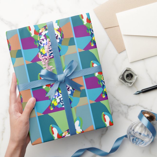Papier Cadeau French Bulldog assis (Cadeaux)