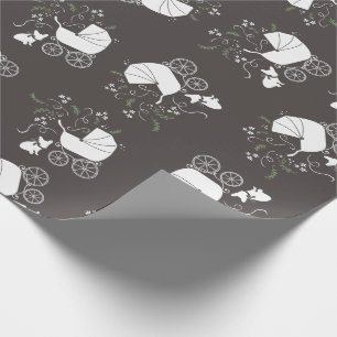 Papier Cadeau French Bulldog Theme Party - Baby shower neutre