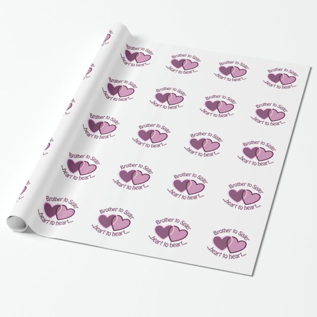 Papier Cadeau Frère à la soeur (Déroulé)