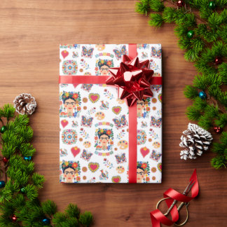 Papier Cadeau Frida Kahlo, Papier d'enveloppement, Patrimoine hi