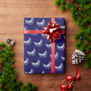 Papier Cadeau Fringe Bleu Boho