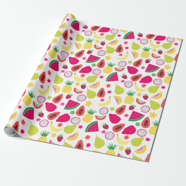Papier Cadeau Fruits à deux tti fête d'anniversaire 2 Anniversai (Déroulé)