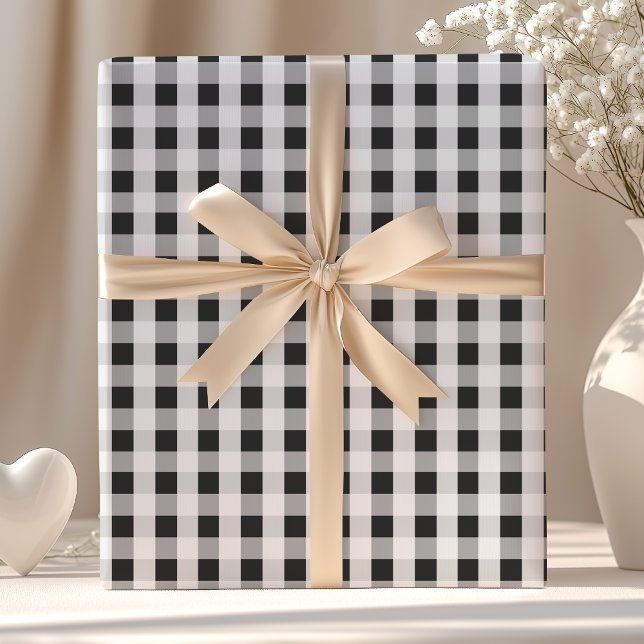 Papier Cadeau Fumer Grey En vichy Motif (Créateur téléchargé)