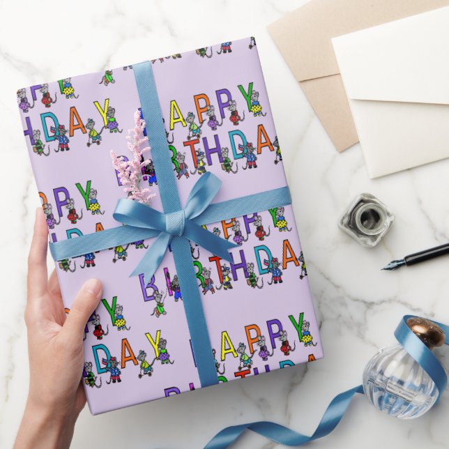 Papier Cadeau Fun Birmingham Mice (Cadeaux)