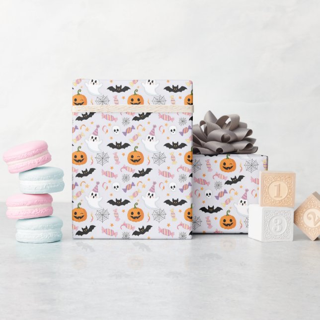 Papier Cadeau Fun éffrayant Halloween Costume Party (Baby Shower)