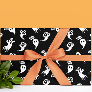 Papier Cadeau Fun Halloween Ghosts