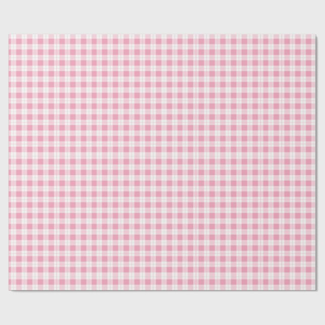 Papier Cadeau Fun Rose Stripe Anniversaire Papier d'enveloppemen (Plat)