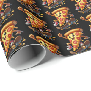 Papier Cadeau Fun skateboard pizparty