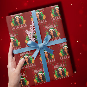 Papier Cadeau Funny Kamala Harris 2024 Noël