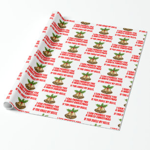 Papier Cadeau Funny Pick Up Line pour Noël