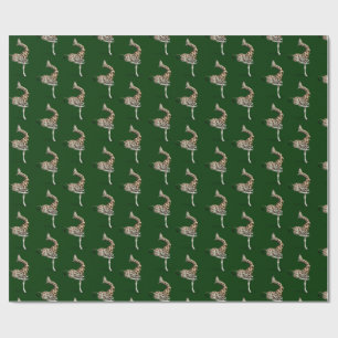 Papier Cadeau Funny Sporty Giraffe