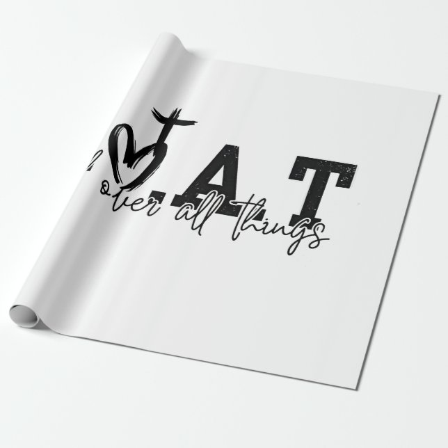 Papier Cadeau G.O.A.T Dieu sur toutes les choses Christian Jésus (Déroulé)