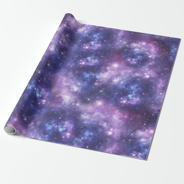 Papier Cadeau Galaxie (Déroulé)