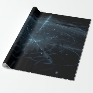Papier Cadeau Galaxie brillante