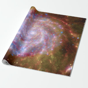 Papier Cadeau Galaxie spirale Messier 101 - Photo du télescope H