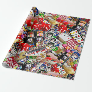 Papier Cadeau Gamblers Delight - Las Vegas Icons